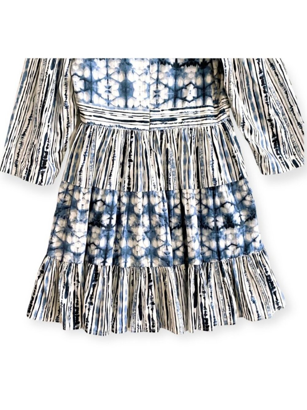 Anthropologie Behati Blue Print Mini Dress size S, NWT - Picture 14 of 16
